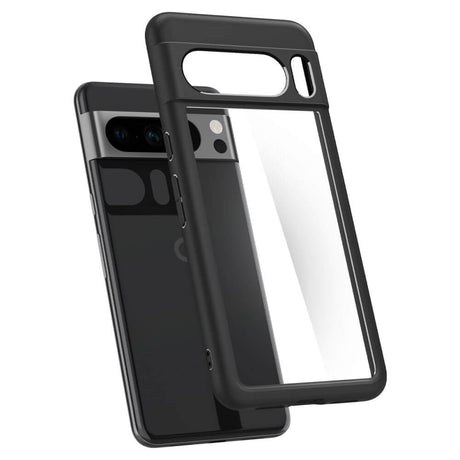Противоударен Калъф за Google Pixel 8 Pro, Spigen Ultra Hybrid Case, Черен (5)