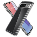 Противоударен Калъф за Google Pixel 8, Spigen Ultra Hybrid Case, Прозрачен (4)