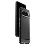 Противоударен Калъф за Google Pixel 8 Pro, Spigen Rugged Armor Case, Черен (7)