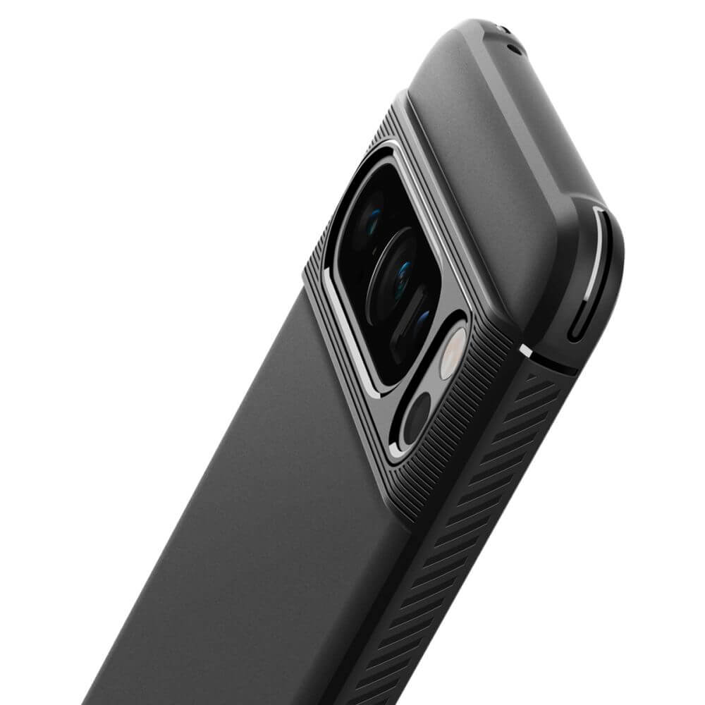 Противоударен Калъф за Google Pixel 8 Pro, Spigen Rugged Armor Case, Черен (6)