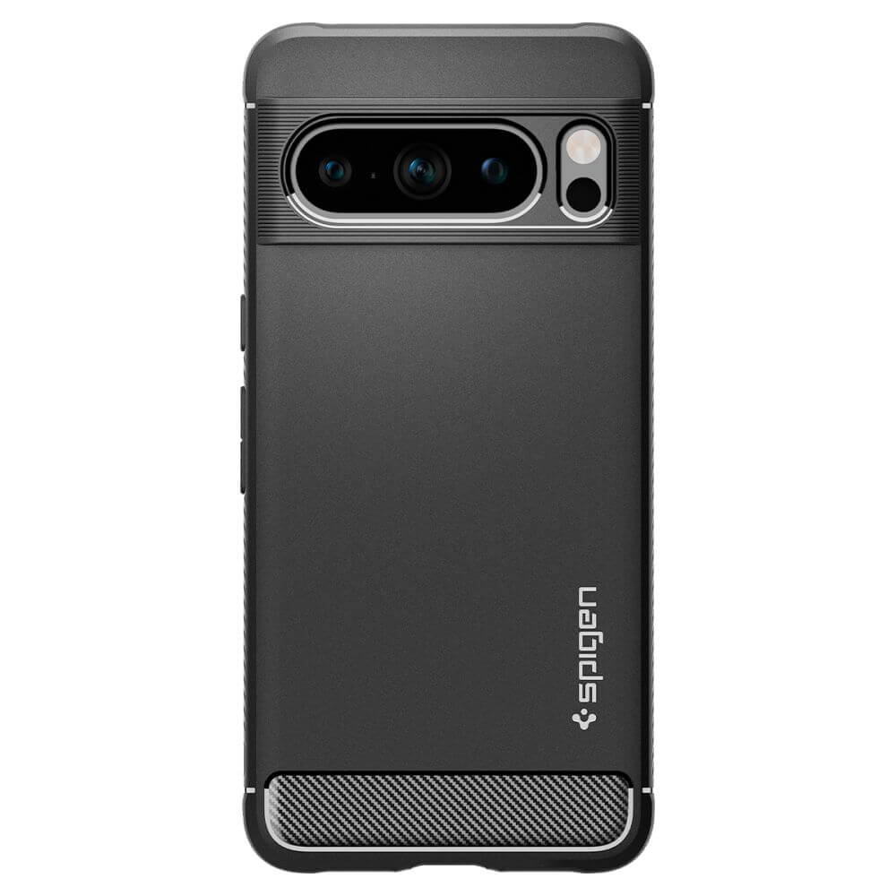 Противоударен Калъф за Google Pixel 8 Pro, Spigen Rugged Armor Case, Черен (2)