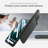 Противоударен Калъф за Google Pixel 8, Spigen Liquid Air Case, Черен (8)