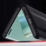 Кожен Калъф за Honor Magic 5 Pro, GKK Leather Design Case, Черен (7)