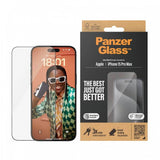 Стъклен Протектор за iPhone 15 Pro, PanzerGlass UWV Antibacterial, Прозрачен
