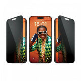 Затъмняващ Протектор за iPhone 15 Pro Max, PanzerGlass Privacy Anti-Spy UWF, Черен (2)
