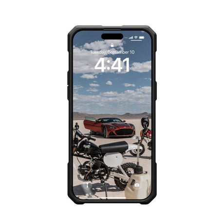 MagSafe Противоударен Калъф за iPhone 15 Pro, UAG Monarch Pro Kevlar Case, Черен (6)
