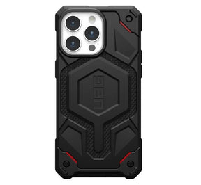 MagSafe Противоударен Калъф за iPhone 15 Pro, UAG Monarch Pro Kevlar Case, Черен