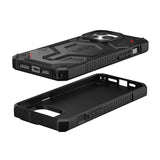 MagSafe Противоударен Калъф за iPhone 15 Pro, UAG Monarch Pro Kevlar Case, Черен (3)
