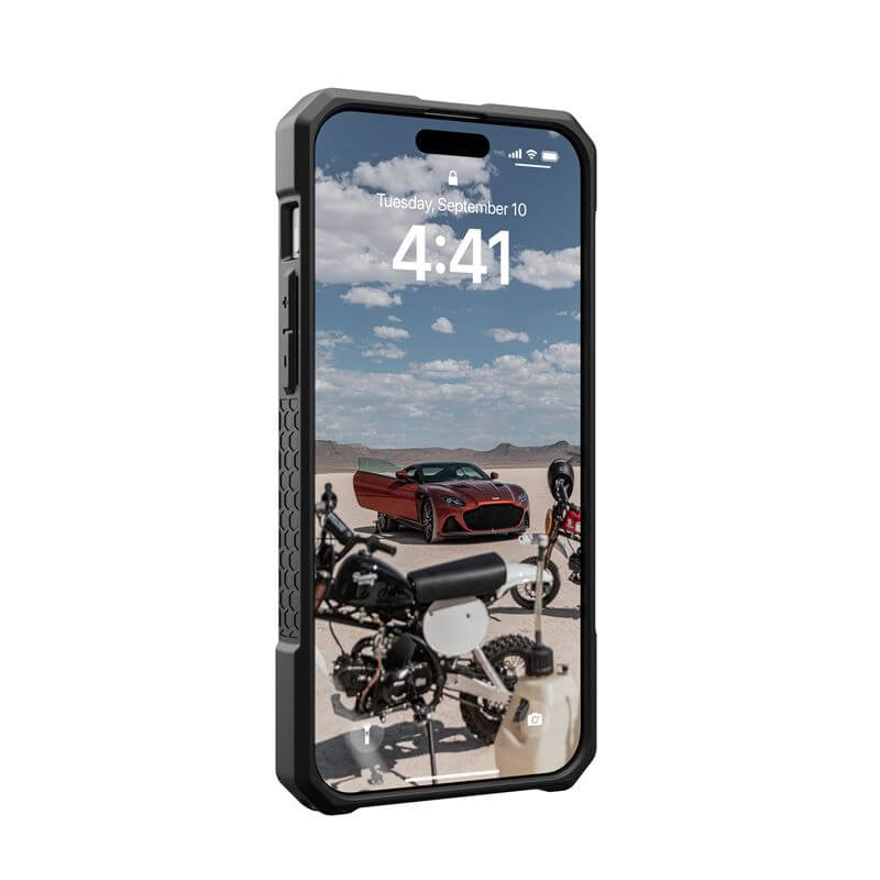 MagSafe Противоударен Калъф за iPhone 15 Pro Max, UAG Monarch Pro Kevlar Case, Зелен (3)