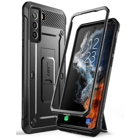 Противоударен Калъф за Samsung S22 Plus, Supcase Unicorn Beetle Pro, Черен