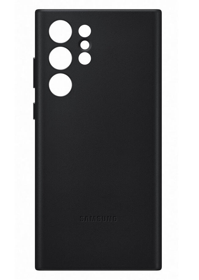 Оригинален Кожен Калъф за Samsung S22 Ultra, Leather Cover Case EF-VS908LBEGWW, Черен (4)