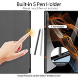 Калъф с Pen Поставка за Samsung Tab S8 Ultra, Dux Ducis Domo Case, Черен (4)