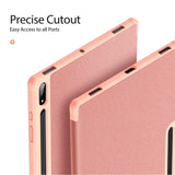 Калъф с Pen Поставка за Samsung Tab S8 Ultra, Dux Ducis Domo Case, Розов (5)