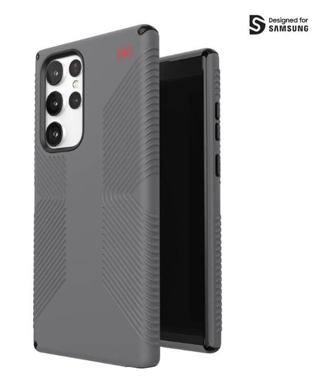 Противоударен Калъф за Samsung S22 Ultra, Speck Presidio 2 Grip Case, Сив (4)
