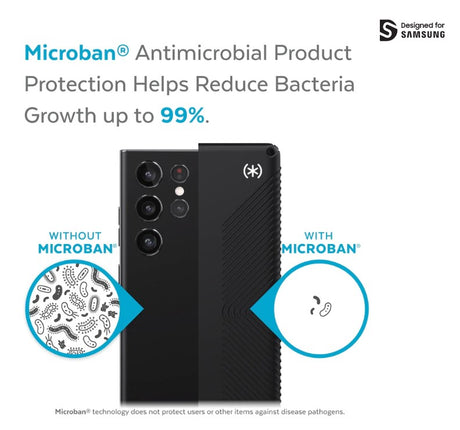Противоударен Калъф за Samsung S22 Ultra, Speck Presidio 2 Grip Case, Черен (7)