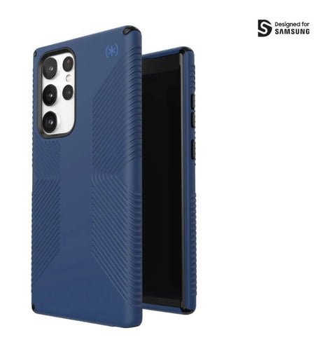 Противоударен Калъф за Samsung S22 Ultra, Speck Presidio 2 Grip Case, Син (5)
