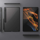 Противоударен Калъф за Samsung Tab S8 Ultra Book, Ringke Fusion X Case, Черен (3)
