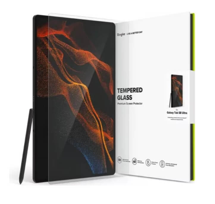 Стъклен Протектор за Samsung Tab S10/S9/S8 (Ultra) 14.6, Ringke ID Glass, Прозрачен