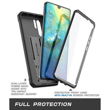 Противоударен Калъф за Huawei P30 Pro, Supcase Unicorn Beetle Pro, Черен (4)