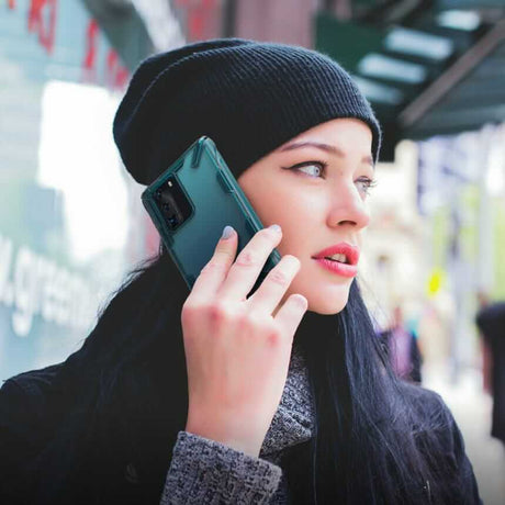 Противоударен Калъф за Huawei P40 Pro, Ringke Fusion X Case, Зелен (5)