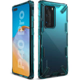 Противоударен Калъф за Huawei P40 Pro, Ringke Fusion X Case, Зелен (2)