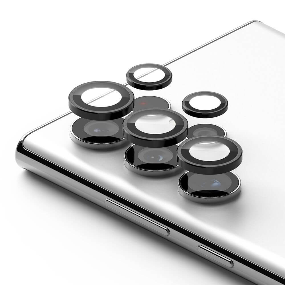 Протектор за Камерата на Samsung S22 Ultra, Ringke Cam Lens Frame Glass, Черен