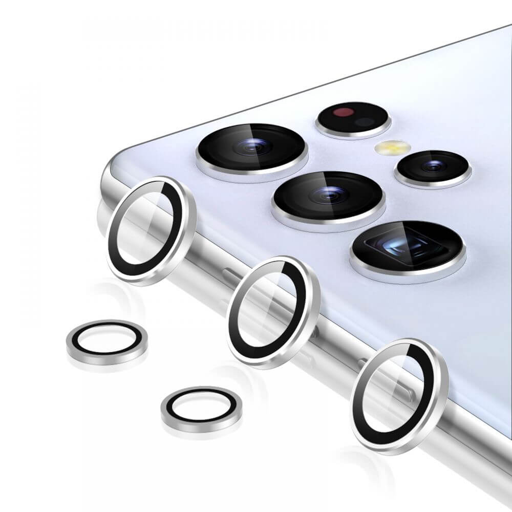 Протектор за Камерата на Samsung S22 Ultra, ESR Camera Lens Ring Glass, Черен (6)
