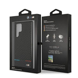 Карбонов Калъф за Samsung S22 Ultra, BMW M Triangles Case, Черен (6)