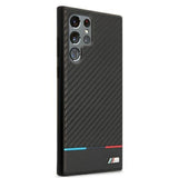 Карбонов Калъф за Samsung S22 Ultra, BMW M Triangles Case, Черен (3)