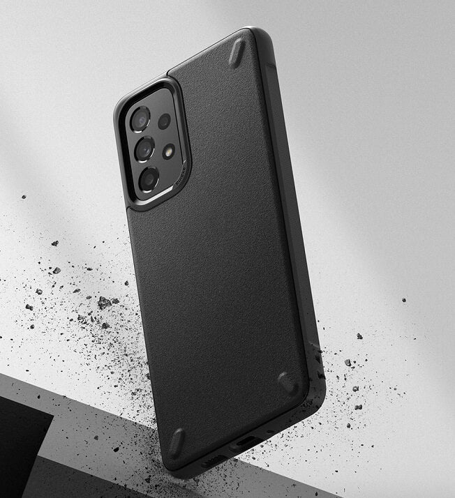 Противоударен Калъф за Samsung A73, Ringke Onyx Case, Черен (7)