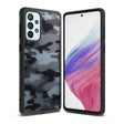 Противоударен Калъф за Samsung A73, Ringke Fusion Matte Camo, Черен