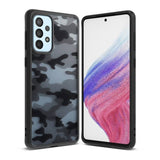 Противоударен Калъф за Samsung A73, Ringke Fusion Matte Camo, Черен