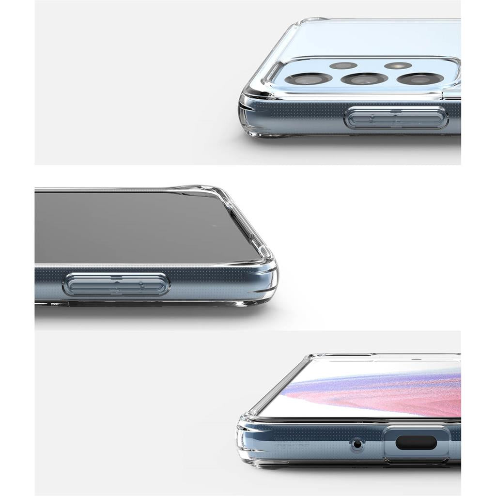 Противоударен Калъф за Samsung A73, Ringke Fusion Case, Прозрачен (4)