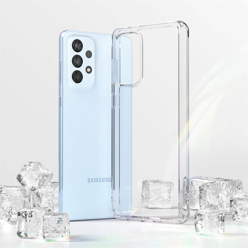 Противоударен Калъф за Samsung A73, Ringke Fusion Case, Прозрачен (3)