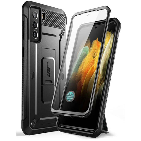 Противоударен Калъф за Samsung S21 FE, Supcase Unicorn Beetle Pro, Черен