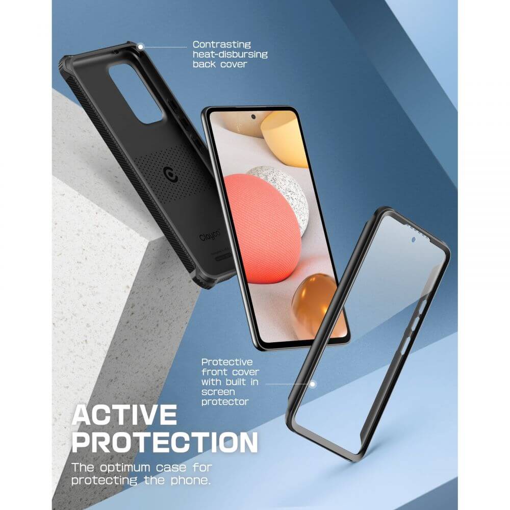 Противоударен Калъф за Samsung A53, Supcase Clayco Xenon, Черен (4)