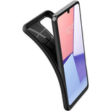 Противоударен Калъф за Samsung A53, Spigen Liquid Air Case, Черен (2)