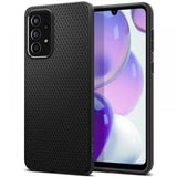 Противоударен Калъф за Samsung A13 4G, Spigen Liquid Air Case, Черен