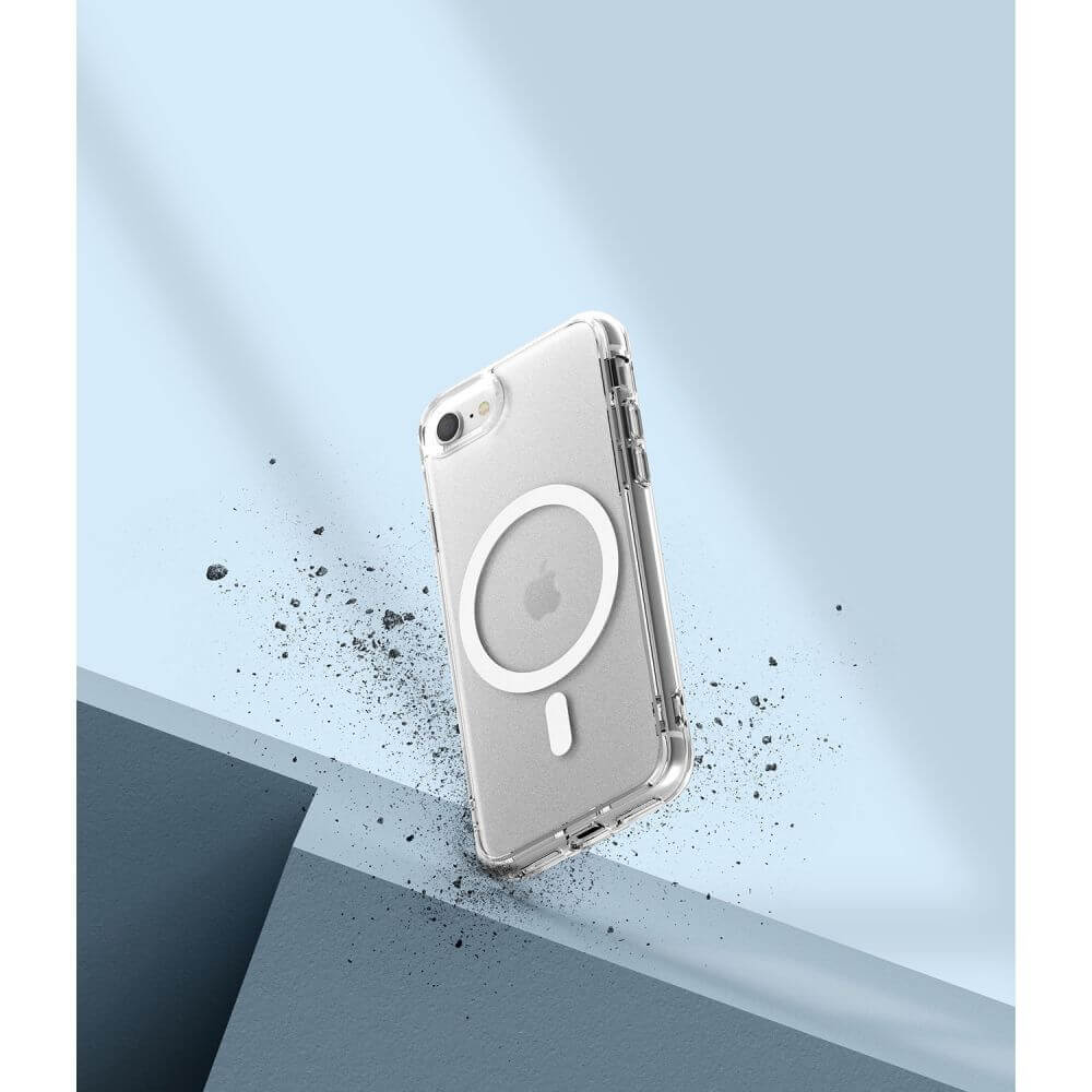 Magsafe Калъф за iPhone SE 2022/2020 8/7, Ringke Fusion Matte Case, Прозрачен (6)