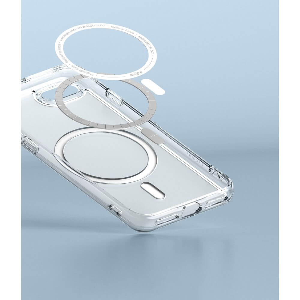 Magsafe Калъф за iPhone SE 2022/2020 8/7, Ringke Fusion Matte Case, Прозрачен (5)