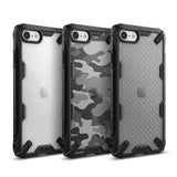 Противоударен Калъф за iPhone SE 2022/2020 8/7, Ringke Fusion X Case, Черен (6)
