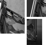 Противоударен Калъф за iPhone SE 2022/2020 8/7, Ringke Fusion X Camouflage Case, Черен (5)
