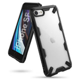 Противоударен Калъф за iPhone SE 2022/2020 8/7, Ringke Fusion X Case, Черен