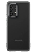 Оригинален Силиконов Калъф за Samsung A33, Soft Clear Cover Case EF-QA336TBEGWW, Черен