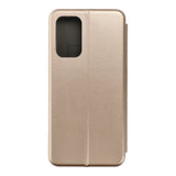 Кожен Калъф за Samsung A13 4G, Forcell Elegance Book Case, Златист (2)