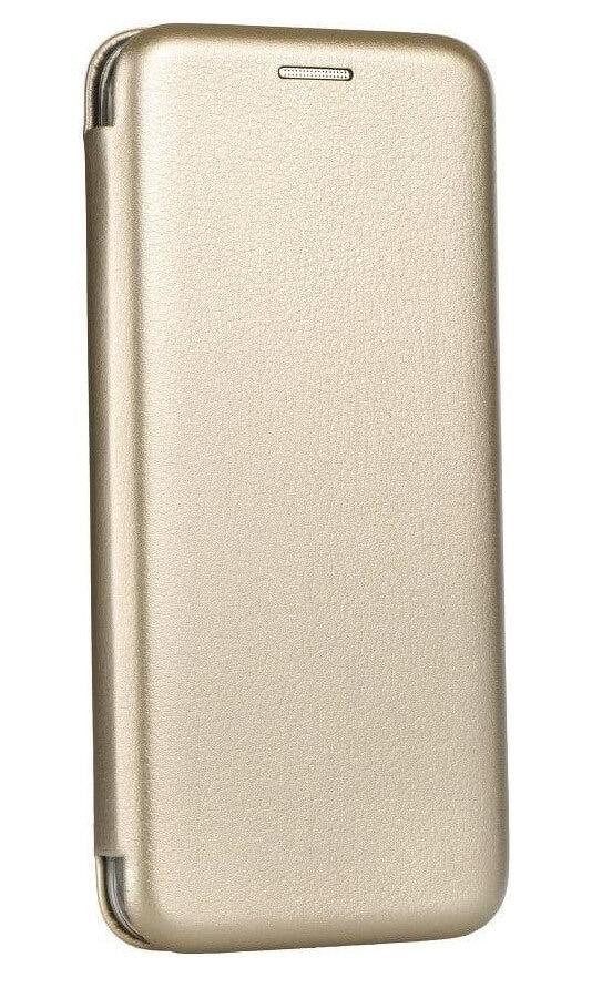 Кожен Калъф за Samsung A13 4G, Forcell Elegance Book Case, Златист