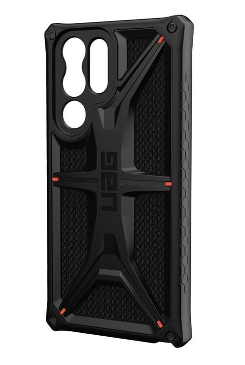 Противоударен Калъф за Samsung S22 Ultra, UAG Monarch Kevlar Case, Черен (2)