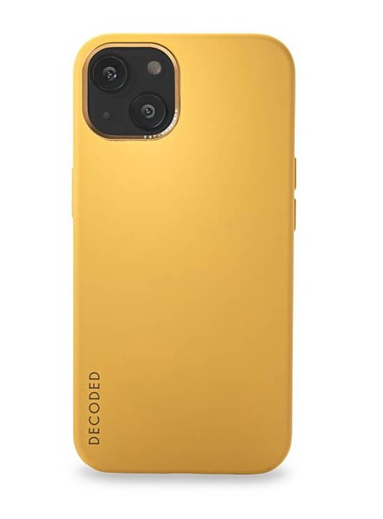 Magsafe Калъф за iPhone 13, Decoded Silicone Case, Жълт