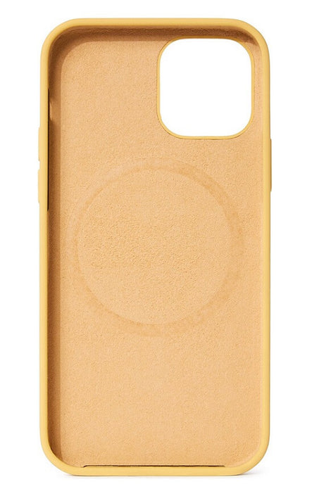 Magsafe Калъф за iPhone 12/Pro, Decoded Silicone Case, Жълт (3)