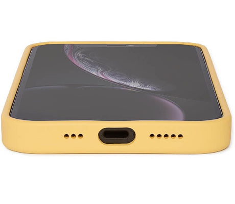 Magsafe Калъф за iPhone 12/Pro, Decoded Silicone Case, Жълт (5)